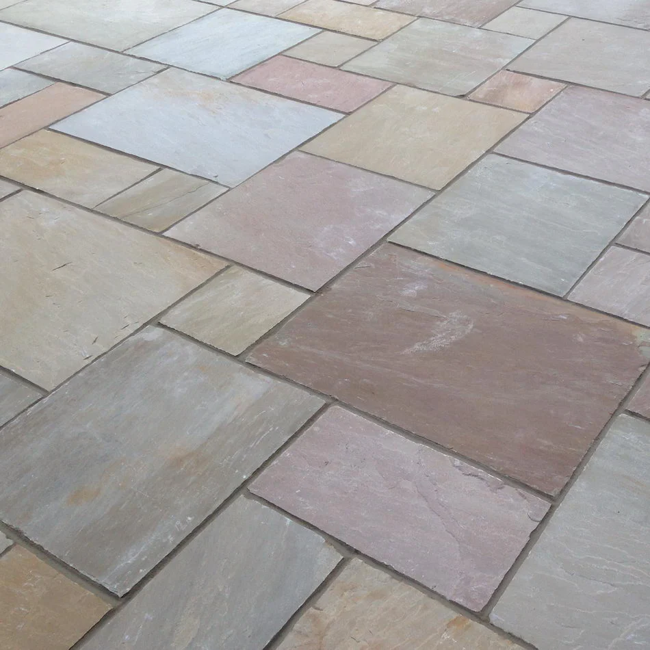 Autumn Brown Indian Sandstone Paving Slabs 900x600 22mm Cal. £22.69/m2 - Image 5