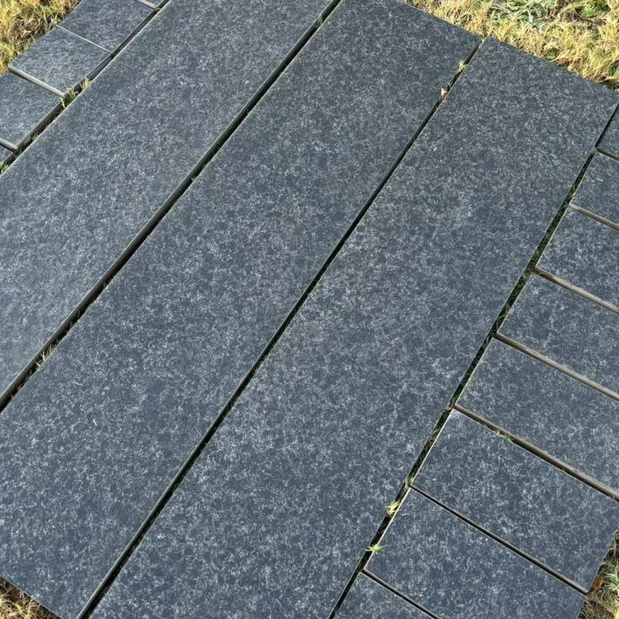 Black Basalt Porcelain Edging Planks 900x200x20 £34.39/m2 - Image 3