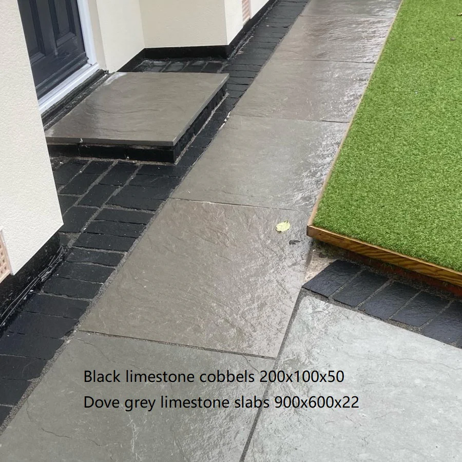 Kadapha Block Paving, Black Limestone Setts & Cobbles 200x100x50 £47.27/m2 - Image 4