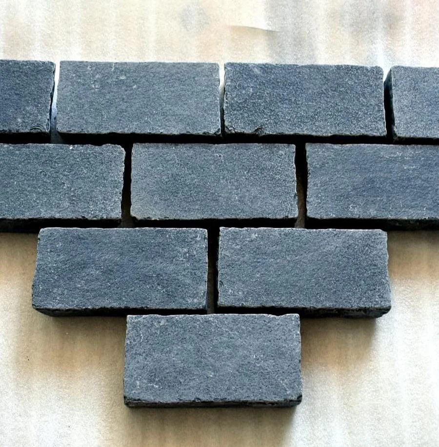 Kadapha Block Paving, Black Limestone Setts & Cobbles 200x100x50 £47.27/m2 - Image 8