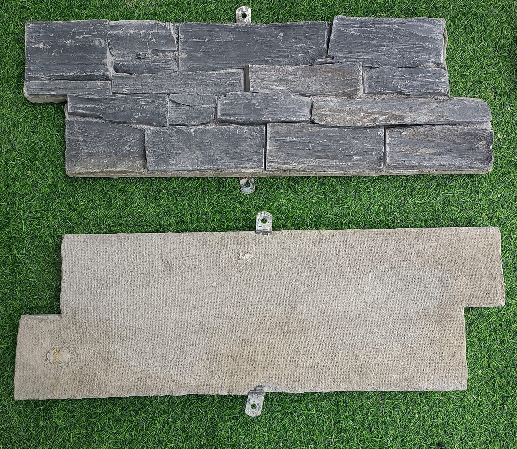 Black Slate Cladding Z Panels Cement Backing 550 x 200 £67.28/m2 - Image 4