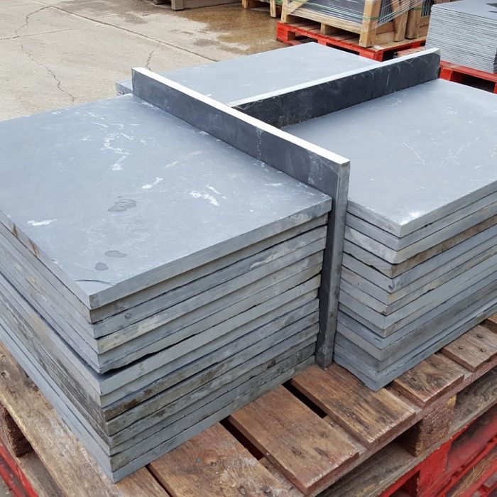 Black Slate Paving Slabs, Brazilian Slate 800x400x20mm - Image 5