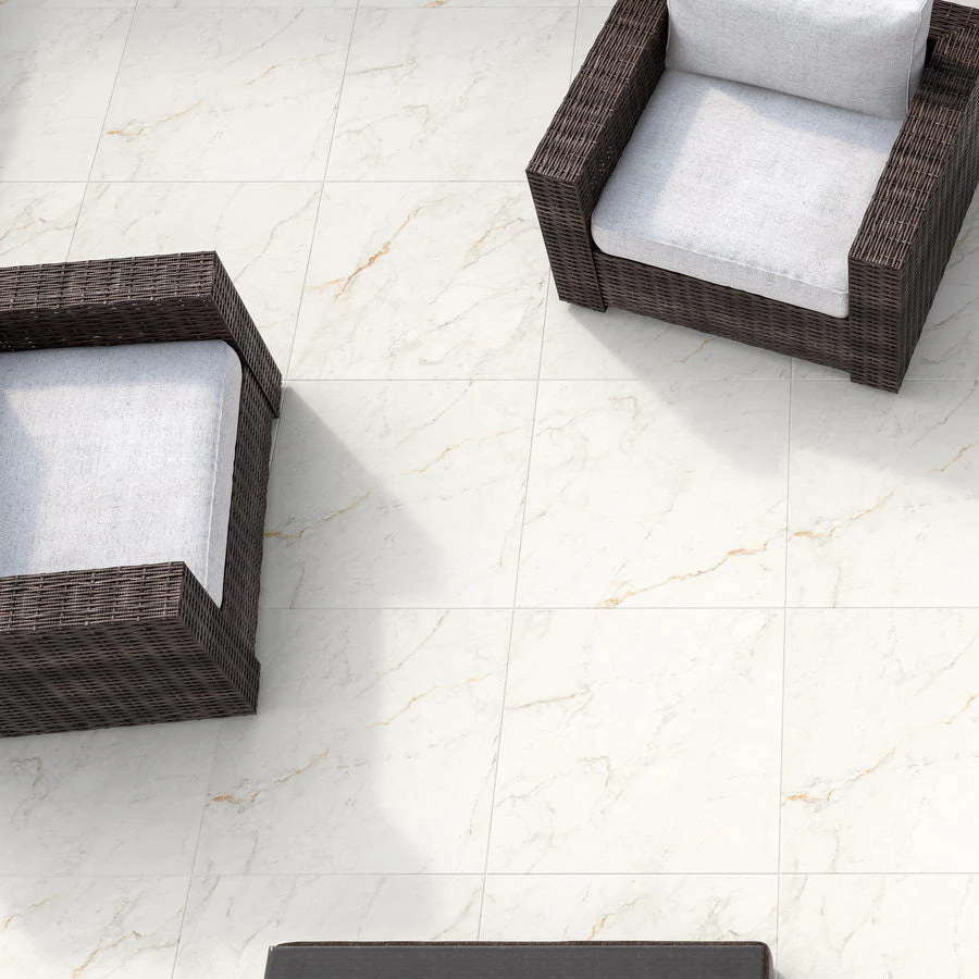 Carrara Marble Porcelain Paving Slabs 900x600 £20.99/m2 - Image 4