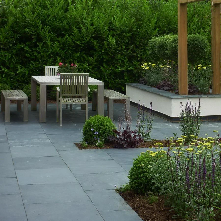 Black Slate Paving, China Slate Midnight Slabs 900 x 600 - Image 3