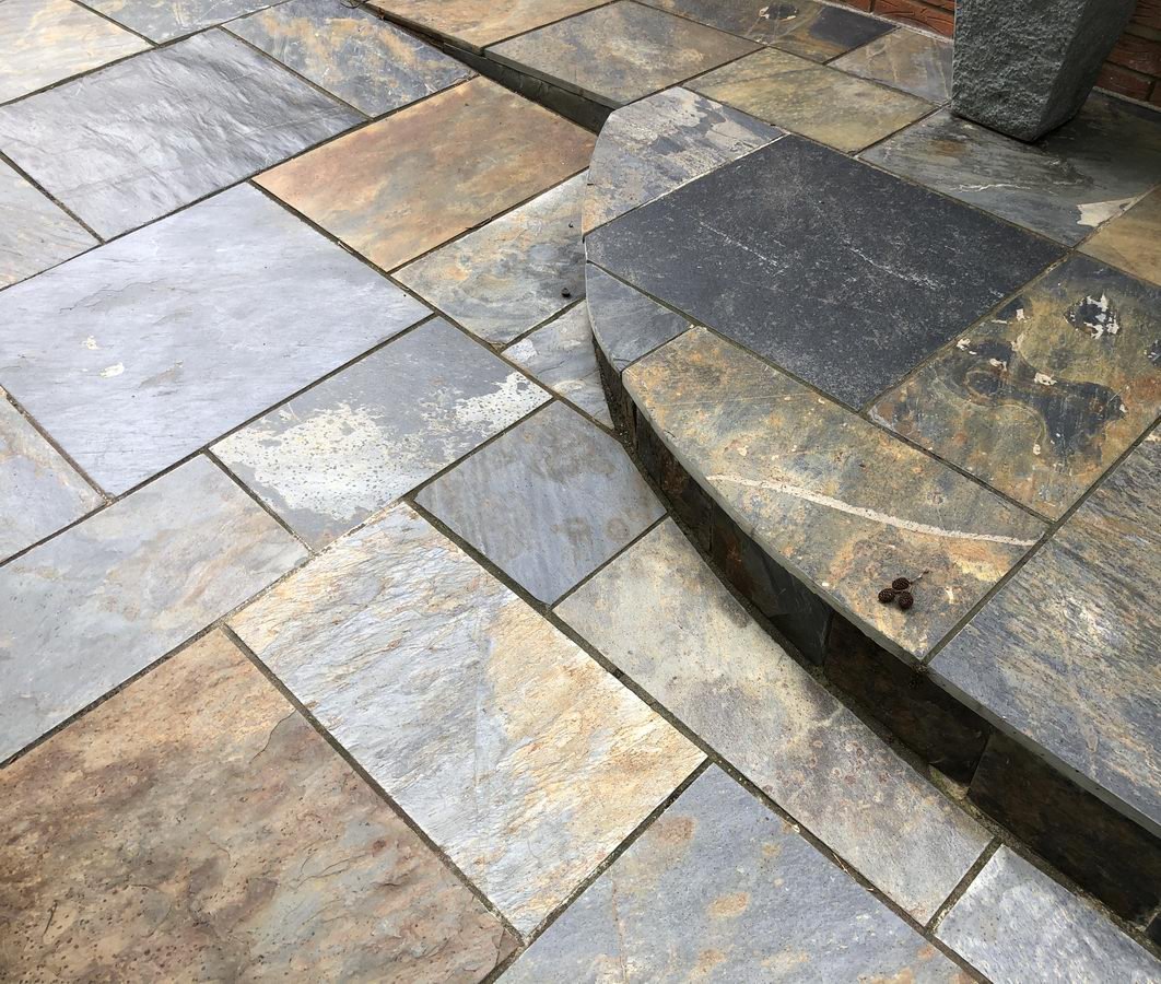 China Slate Paving Slabs, Multicolour Copper Slate 600 x 600 - Image 3