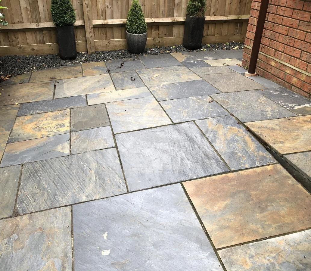 China Slate Paving Slabs, Multicolour Copper Slate 900 x 600 - Image 3
