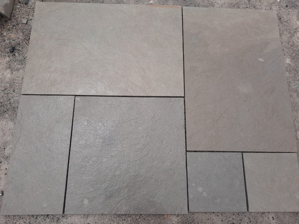 Dove Grey Limestone Paving Patio Packs, Sawn Edge 22 Cal. £23.49/m2 - Image 6