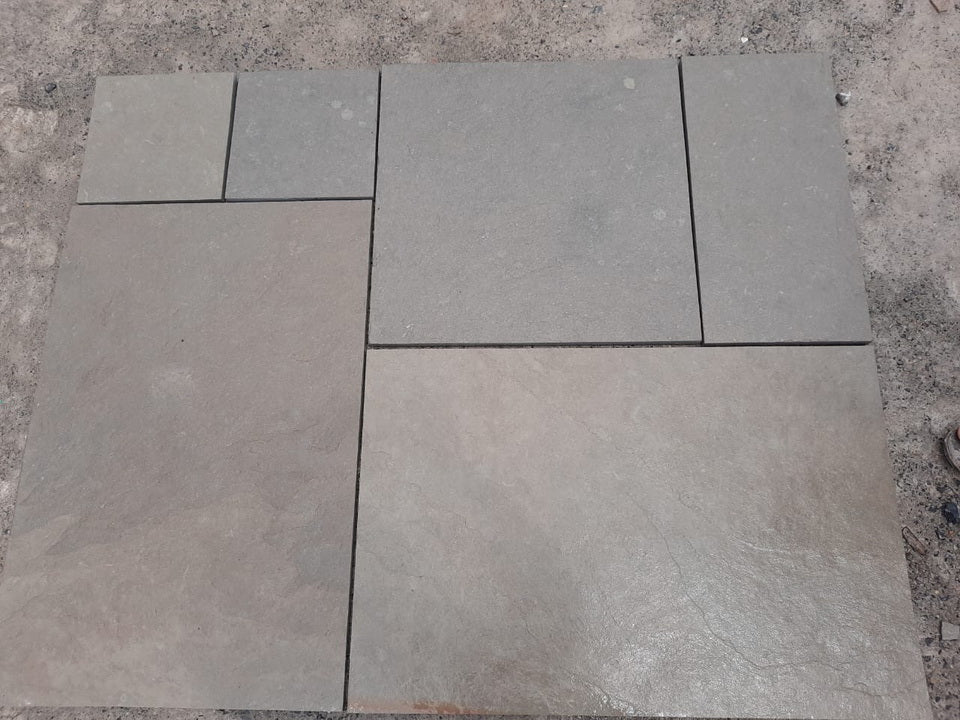 Dove Grey Limestone Paving Patio Packs, Sawn Edge 22 Cal. £23.49/m2 - Image 7