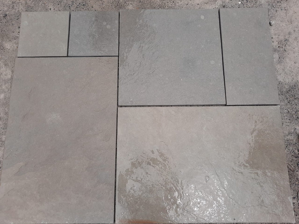 Dove Grey Limestone Paving Patio Packs, Sawn Edge 22 Cal. £23.49/m2 - Image 8