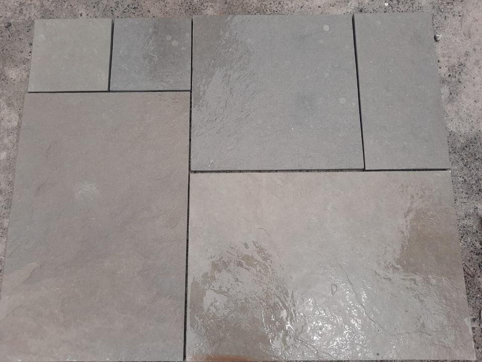 Dove Grey Limestone Paving Sawn Edge 600x600 22mm Cal. £23.29/m2 - Image 4