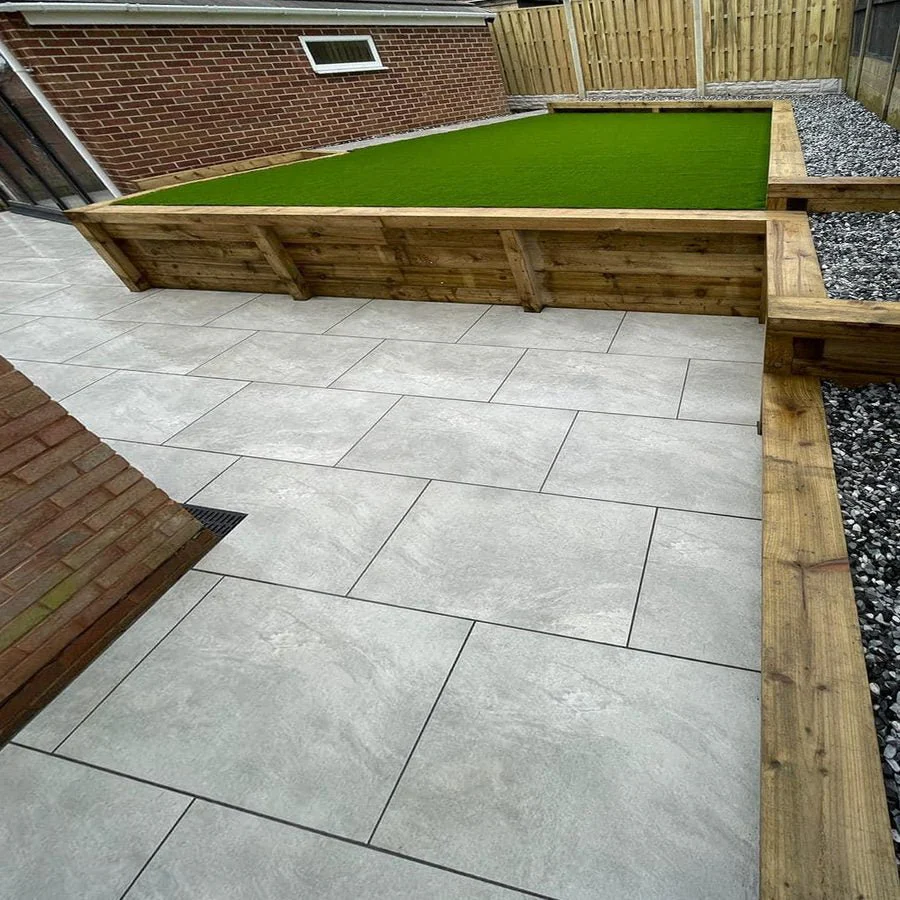 Earthcore Esprit Grey Porcelain Paving Slabs 900x600X20 £20.19/m2 - Image 3