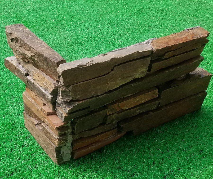 Exterior Stone Cladding Multicolour Slate Z Tiles Clad Panels 550 x 200, £49.99/m2 - Image 5