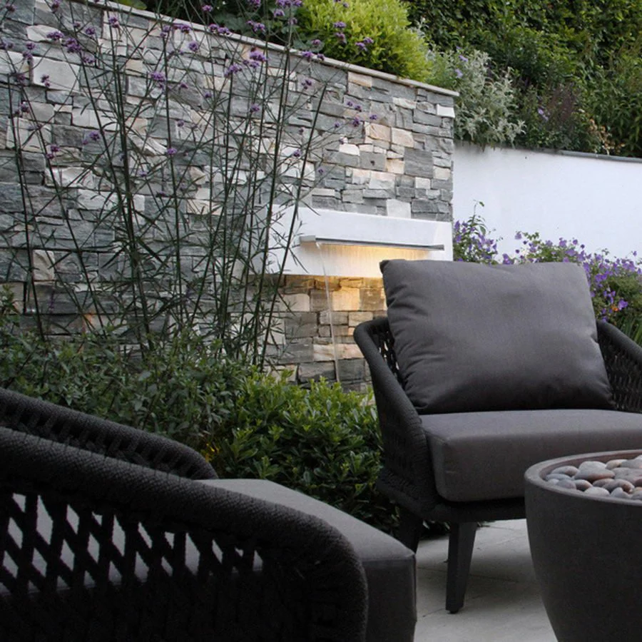 Nordic Stone Cladding Blue Grey Quartz Z Tiles Clad Panels 550 x 200, £63.99/m2 - Image 4