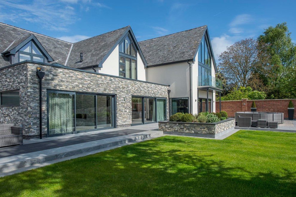 Nordic Stone Cladding Blue Grey Quartz Z Tiles Clad Panels 550 x 200, £63.99/m2 - Image 6