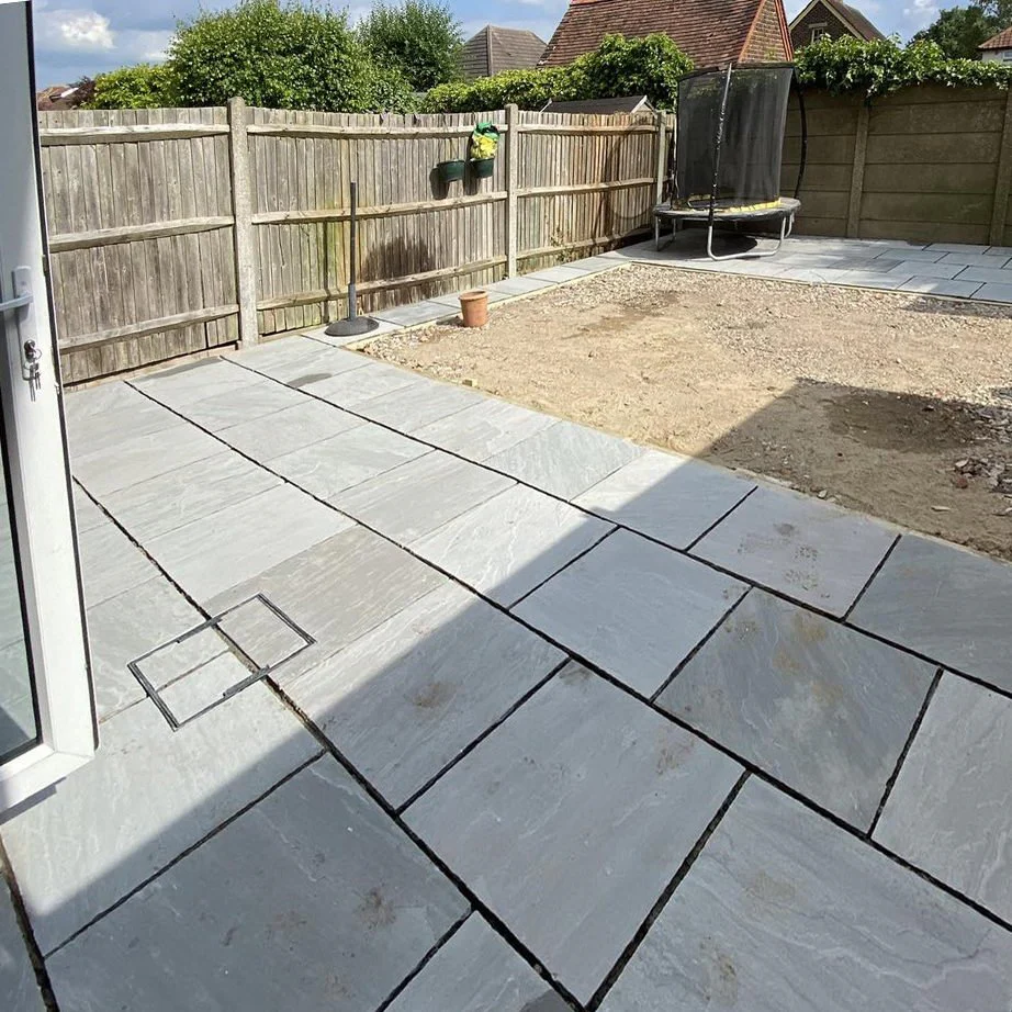 Kandla Grey Indian Sandstone Paving 600x600x22mm £22.78m2