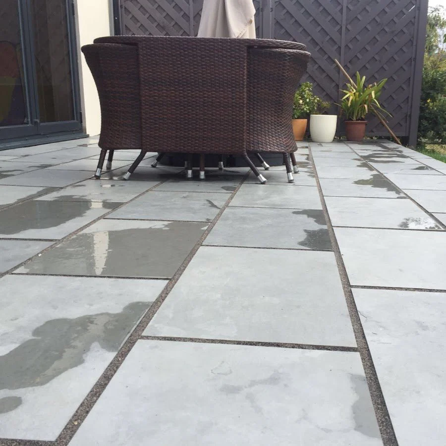Grey Slate Paving Slabs, Brazilian Slate 600x600x20mm - Image 3