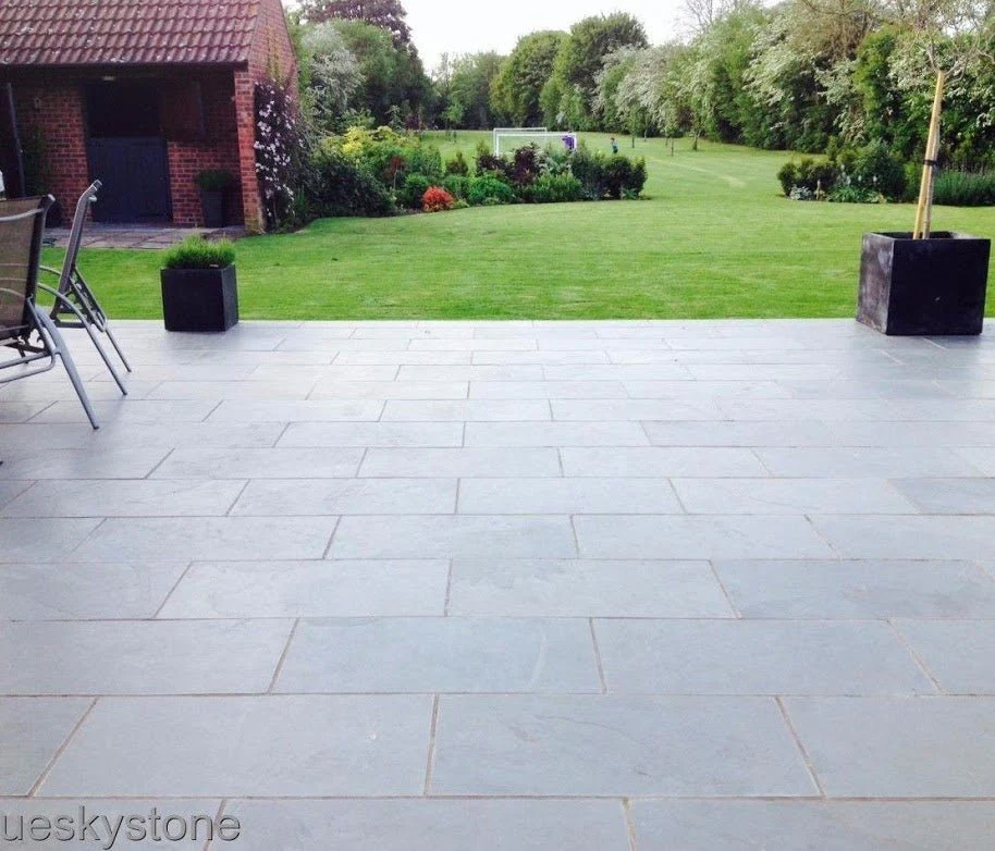 Grey Slate Paving Slabs, Brazilian Slate 600x600x20mm - Image 7