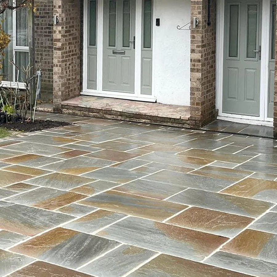 Indian York Sandstone Paving 900x600 22mm Cal. £21.19/m2 - Image 4