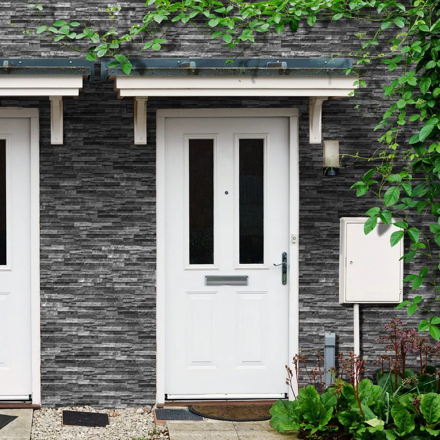 Dark Grey Italian Porcelain Split Face Effect Tiles £33.99/m2 - Image 5