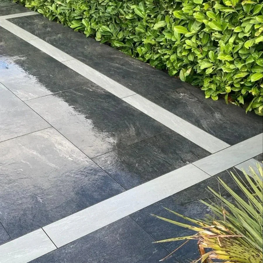 Kandla Grey Porcelain Planks & Linear 900x200x20 £25.09/m2 - Image 3