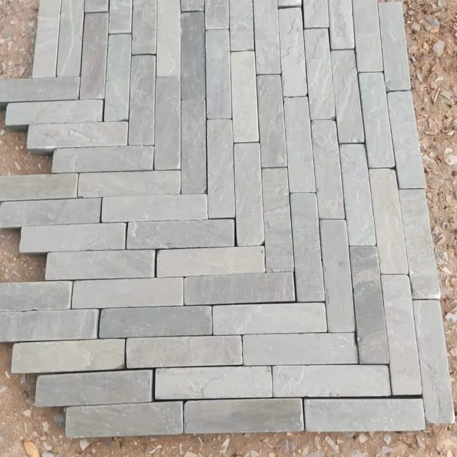 Kandla Grey Sandstone Tumbled Pavers 200x50x40mm, £53.99/m2 - Image 3