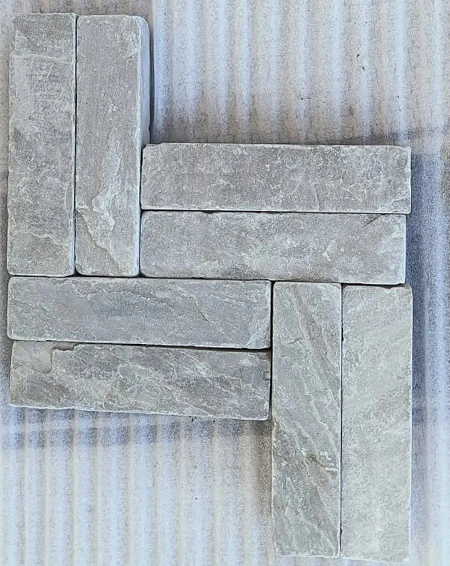 Kandla Grey Sandstone Tumbled Pavers 200x50x40mm, £53.99/m2 - Image 5