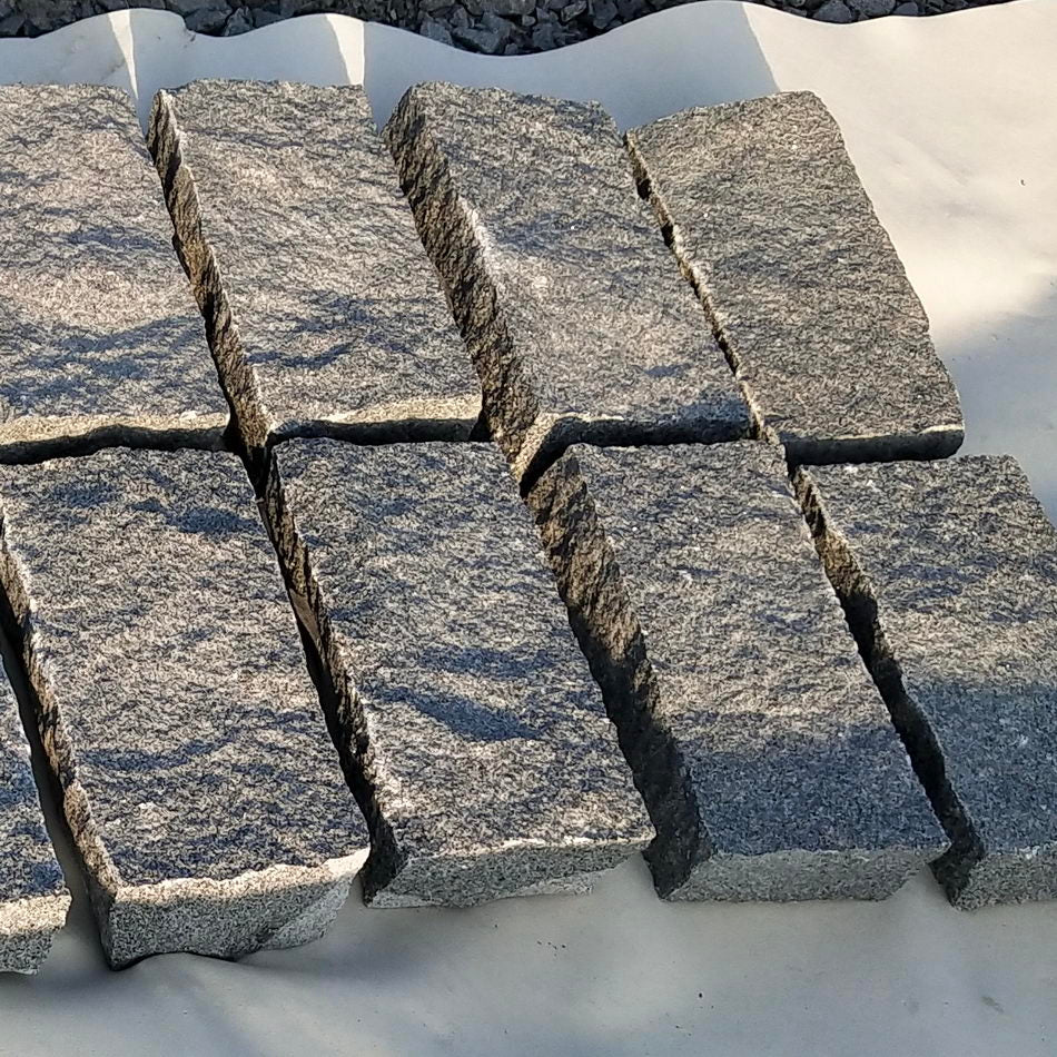 Granite Cobbles Setts Cropped, Blue Grey Mid Grey 200 x 100 x 50mm £59.99/m2 - Image 6