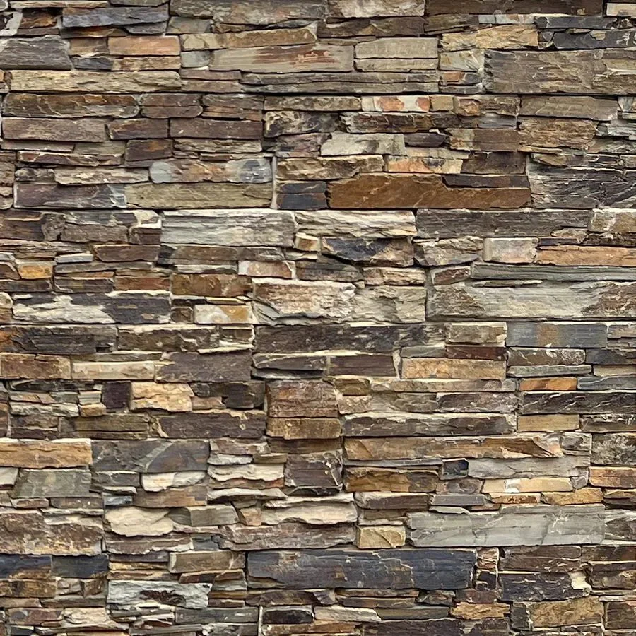 Multicolour Slate Stone Cladding Z Tiles Clad Panels Cement Backing £67.28/m2 - Image 3