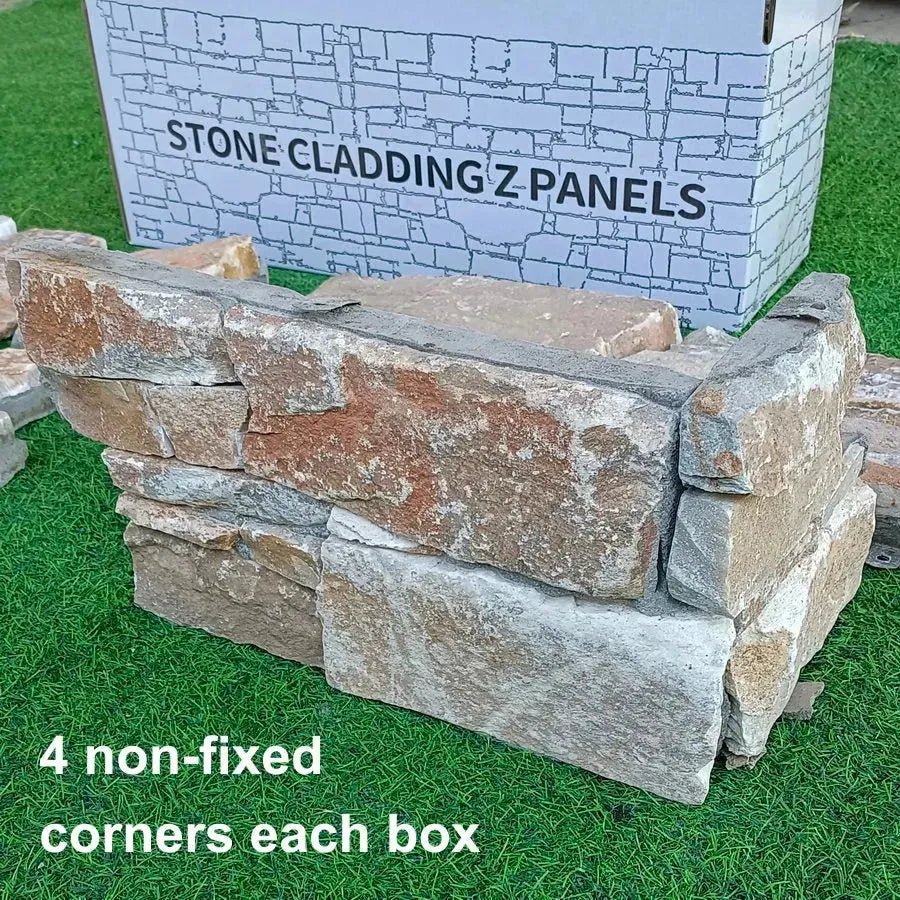 Oyster Stone Cladding Z Tiles Clad Panels Cement Backing £67.28/m2 - Image 7