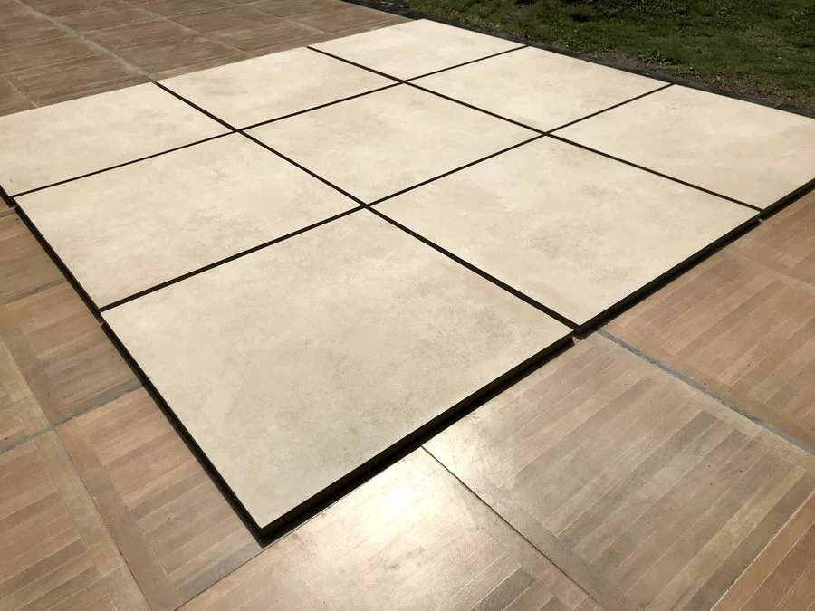 Beige Cement Porcelain Paving Slabs 600x600x20mm £28.99/m2 - Image 4