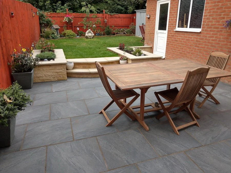 Anthracite Black Porcelain Paving Slabs 600x600x20mm £24.47/m2 - Image 3