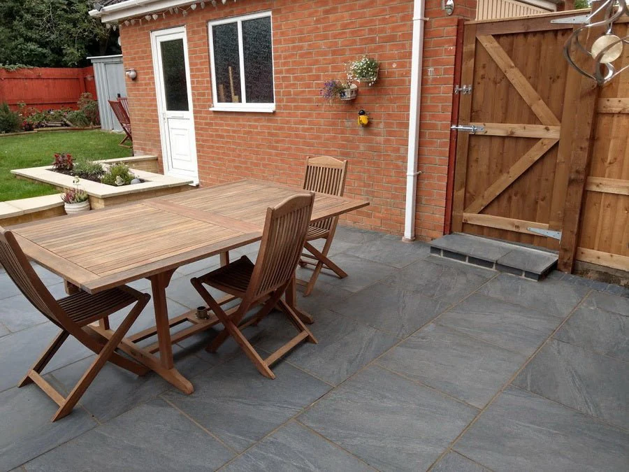 Anthracite Black Porcelain Paving Slabs 600x600x20mm £24.47/m2 - Image 5