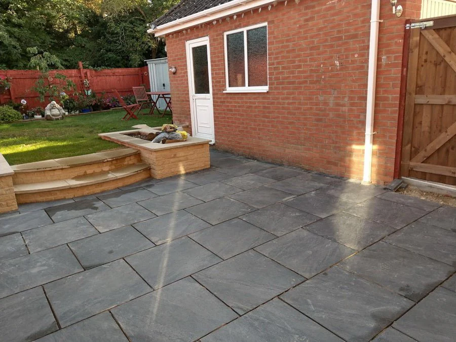 Anthracite Black Porcelain Paving Slabs 600x600x20mm £24.47/m2 - Image 7