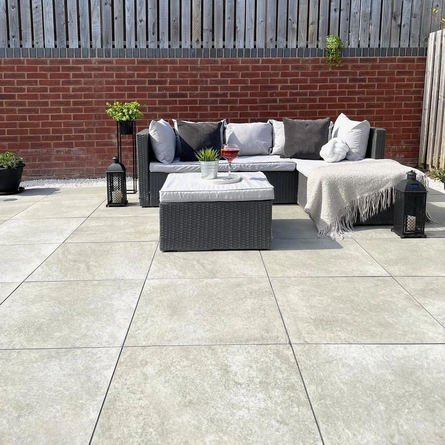 Hammer Grey Porcelain Paving Slabs 600x600x20mm £24.47/m2 - Image 4
