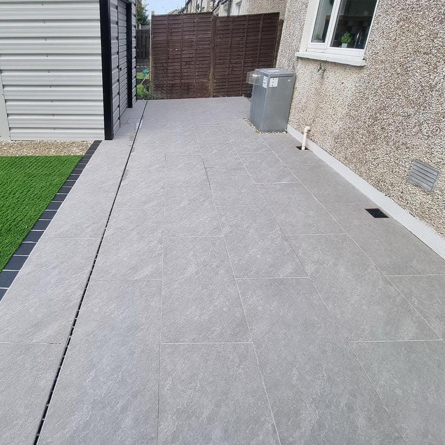 Quartz Grey Porcelain Paving Slabs 900x600x20 £20.00/m2