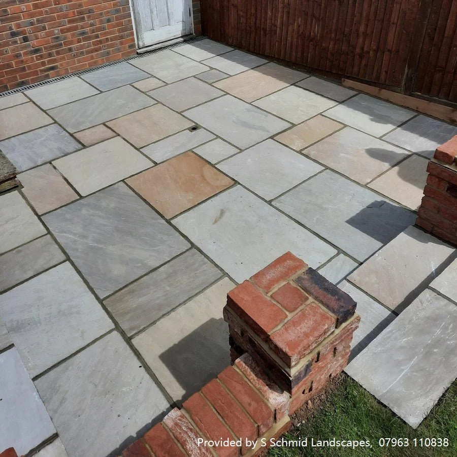 Raj Blend Indian Sandstone Paving Slabs, 560 Series 5 Sizes 22mm Cal £21.10/m2 - Image 6