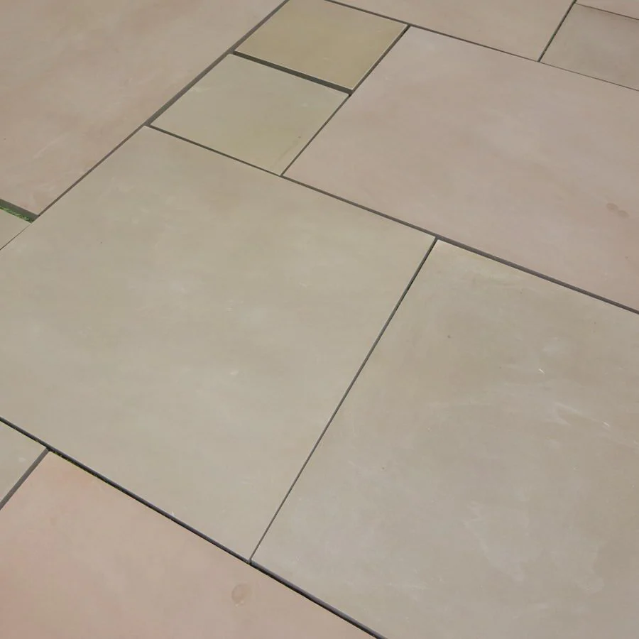 Raj Green Smooth Indian Sandstone Paving Sawn & Honed Patio Packs £25.99/m2 - Image 5