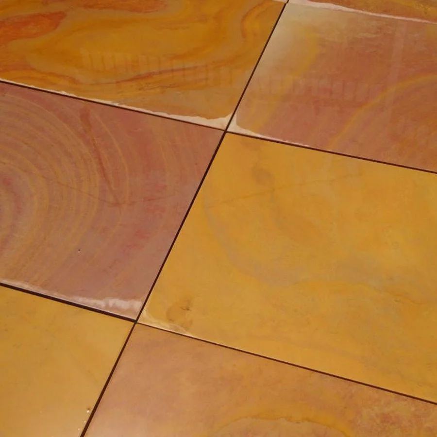 Smooth Rippon Buff Indian Sandstone Paving, Honed & Sawn 900x600 £28.69/m2 - Image 3