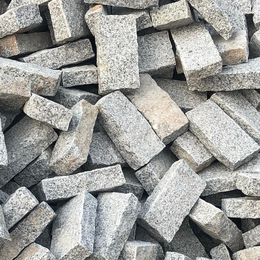 Granite Setts Cobbles, Silver Grey Cropped 200 x 100 x 50mm £49.99/m2 - Image 3