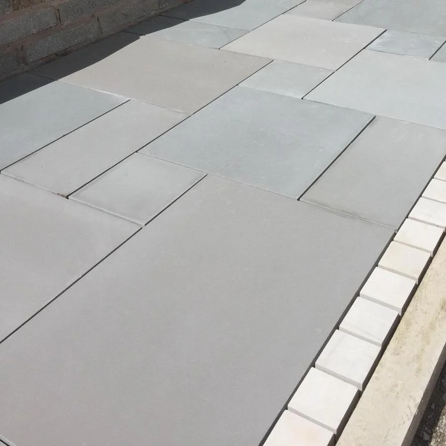 Smooth Indian Sandstone Paving, Kandla Grey Sawn & Honed, Patio Packs £27.59/m2 - Image 3