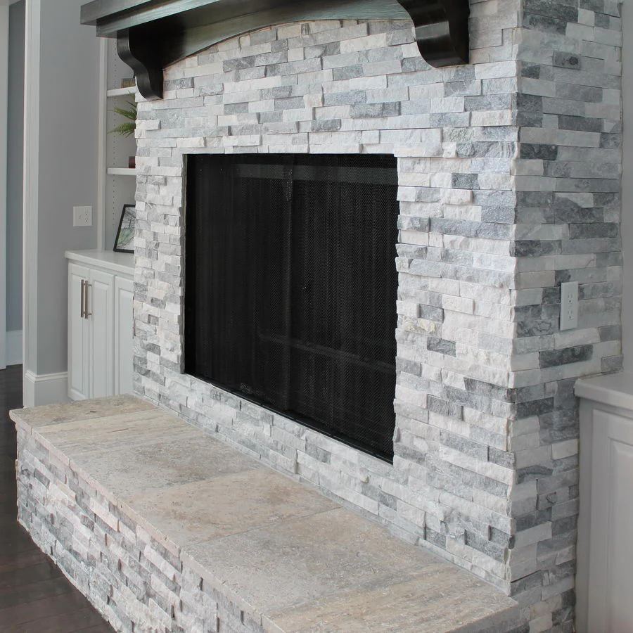 Sparkle Ice Grey Quartz Split Face Tiles Cladding 550x150 £29.16/m2 - Image 3