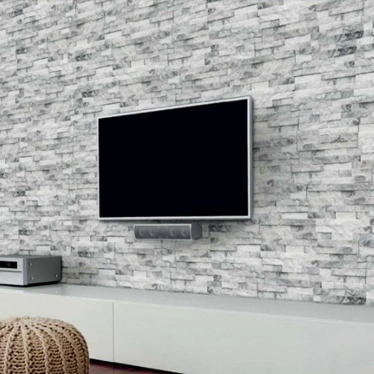 Sparkle Ice Grey Quartz Split Face Tiles Cladding 550x150 £29.16/m2 - Image 5