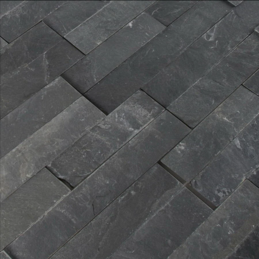 Black Slate Split Face Tiles Cladding 550x150 £30.89/m2 - Image 3