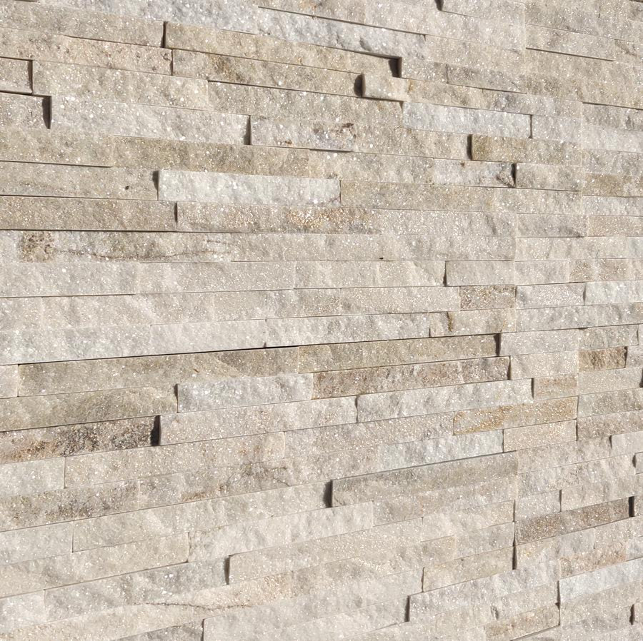 Cream Sparkle Quartz Split Face Tiles 550x150 £35.99/m2 - Image 3