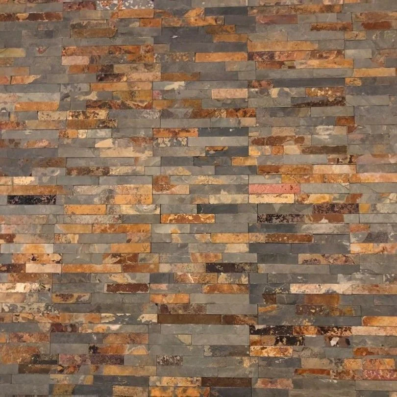 Multicolour Slate Split Face Tiles, Stone Cladding 360x100 £28.29/m2 - Image 3