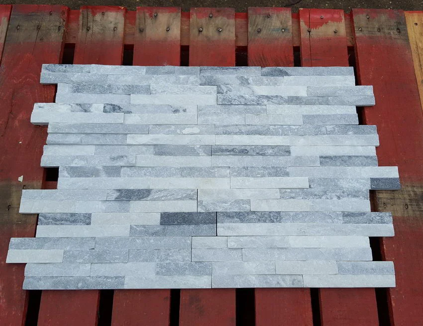 Ice Grey Sparkle Quartz Split Face Tiles, Stone Cladding 360x100 £28.89/m2 - Image 7
