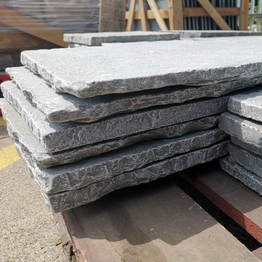 Tandur Grey Limestone Handcut & Tumbled 900x600 22mm Cal. £27.89/m2 - Image 4